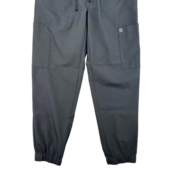 Wonderwink Mens Modern Fit Black Elastic Waist Drawstring Cargo Pants Size 30 - Picture 9 of 14